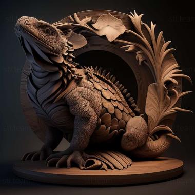 3D модель Cyclura cornuta onchiopsis (STL)